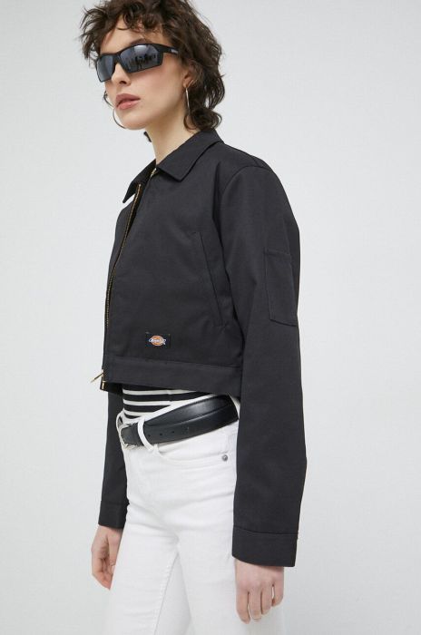 Куртка Dickies жіноча колір чорний перехідна DK0A4XKCBLK1-BLACK Куртка Dickies жіноча колір чорний перехідна DK0A4XKCBLK1-BLACK