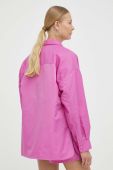 Куртка Lovechild жіноча колір рожевий перехідна oversize Куртка Lovechild жіноча колір рожевий перехідна oversize