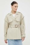 Куртка 2NDDAY жіноча колір бежевий перехідна Куртка 2NDDAY жіноча колір бежевий перехідна