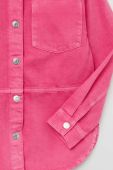Дитяча джинсова куртка OVS колір рожевий Дитяча джинсова куртка OVS колір рожевий