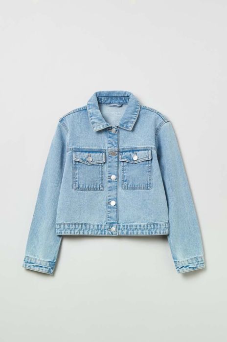 Дитяча джинсова куртка OVS колір блакитний (3116864) Дитяча джинсова куртка OVS колір блакитний (3116864)