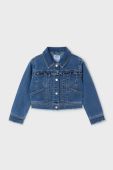 Дитяча джинсова куртка Mayoral колір синій Дитяча джинсова куртка Mayoral колір синій