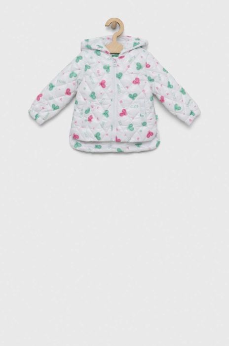 Дитяча куртка United Colors of Benetton колір білий (3044623) Дитяча куртка United Colors of Benetton колір білий (3044623)