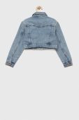 Дитяча джинсова куртка Sisley колір блакитний (3327048) Дитяча джинсова куртка Sisley колір блакитний (3327048)