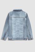 Дитяча джинсова куртка Coccodrillo колір блакитний (3224575) Дитяча джинсова куртка Coccodrillo колір блакитний (3224575)