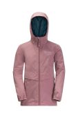 Дитяча куртка Jack Wolfskin MALIMA JACKET G колір рожевий