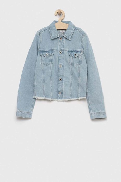 Дитяча джинсова куртка Pepe Jeans колір блакитний (3081957)