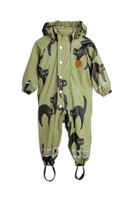 Комбінезон для немовлят Mini Rodini колір зелений Комбінезон для немовлят Mini Rodini колір зелений