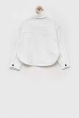 Дитяча джинсова куртка United Colors of Benetton колір білий (3218497)