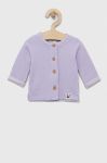 Кардиган для немовлят United Colors of Benetton колір фіолетовий Кардиган для немовлят United Colors of Benetton колір фіолетовий