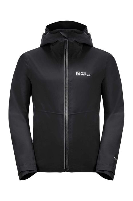 Дитяча куртка Jack Wolfskin JWP SHELL K колір чорний (3121111)