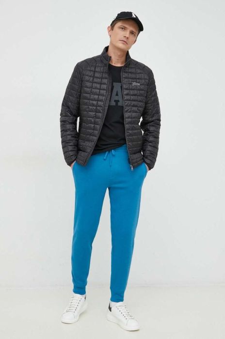 Куртка Guess чоловіча колір чорний перехідна (2850940) Куртка Guess чоловіча колір чорний перехідна (2850940)