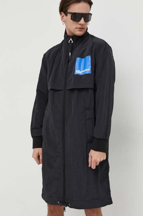 Куртка Karl Lagerfeld Jeans чоловіча колір чорний перехідна (3091603) Куртка Karl Lagerfeld Jeans чоловіча колір чорний перехідна (3091603)