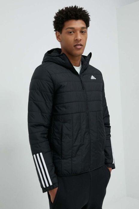 Куртка adidas чоловіча колір чорний перехідна GT1681-BLACK Куртка adidas чоловіча колір чорний перехідна GT1681-BLACK