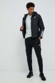 Куртка adidas чоловіча колір чорний перехідна GT1681-BLACK Куртка adidas чоловіча колір чорний перехідна GT1681-BLACK