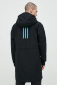 Дощовик adidas чоловіча колір чорний перехідна (2805447)