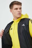 Спортивна безрукавка adidas Performance Own the Run колір чорний перехідна Спортивна безрукавка adidas Performance Own the Run колір чорний перехідна