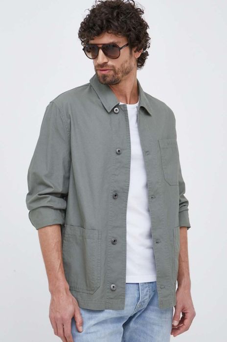 Куртка Pepe Jeans Channing чоловіча колір зелений перехідна Куртка Pepe Jeans Channing чоловіча колір зелений перехідна