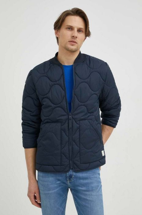 Куртка Mustang чоловіча колір синій перехідна Куртка Mustang чоловіча колір синій перехідна