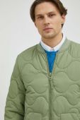 Куртка Mustang чоловіча колір зелений перехідна Куртка Mustang чоловіча колір зелений перехідна