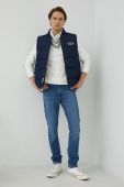 Джинсова безрукавка Mustang чоловічий колір синій зимовий