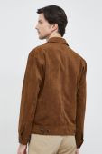 Куртка Sisley чоловіча колір коричневий перехідна (3128210)