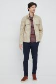 Куртка Sisley чоловіча колір бежевий перехідна (3128214)