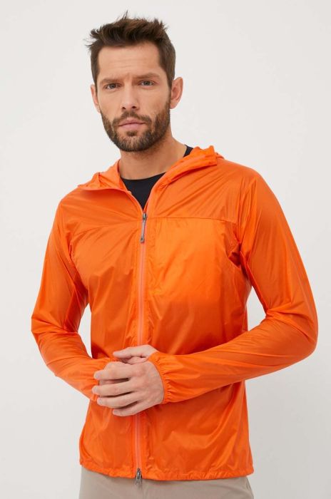 Протидощова куртка Houdini Come Along чоловіча колір помаранчевий перехідна Протидощова куртка Houdini Come Along чоловіча колір помаранчевий перехідна