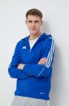Куртка для тренувань adidas Performance Tiro 23 перехідна колір блакитний Куртка для тренувань adidas Performance Tiro 23 перехідна колір блакитний