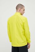 Бігова куртка Asics Core колір зелений перехідна Бігова куртка Asics Core колір зелений перехідна