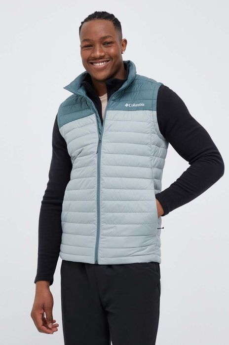 Спортивна безрукавка Columbia колір бірюзовий перехідний Спортивна безрукавка Columbia колір бірюзовий перехідний