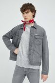 Джинсова куртка Wrangler чоловіча колір сірий перехідна Джинсова куртка Wrangler чоловіча колір сірий перехідна