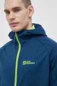 Куртка outdoor Jack Wolfskin Feldberg Hoody колір блакитний