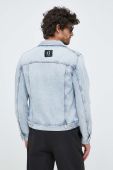 Джинсова куртка Armani Exchange чоловіча перехідна колір блакитний Джинсова куртка Armani Exchange чоловіча перехідна колір блакитний