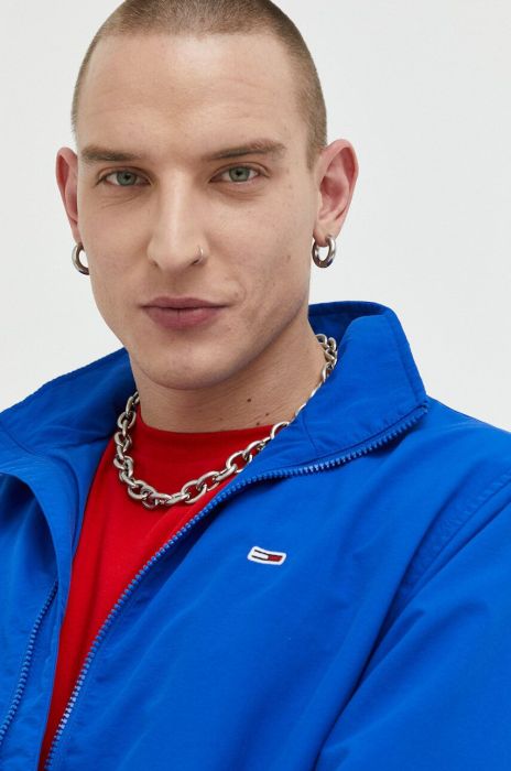 Куртка Tommy Jeans чоловіча перехідна колір блакитний (2979818) Куртка Tommy Jeans чоловіча перехідна колір блакитний (2979818)