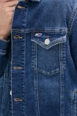 Джинсова куртка Tommy Jeans чоловіча колір синій перехідна Джинсова куртка Tommy Jeans чоловіча колір синій перехідна