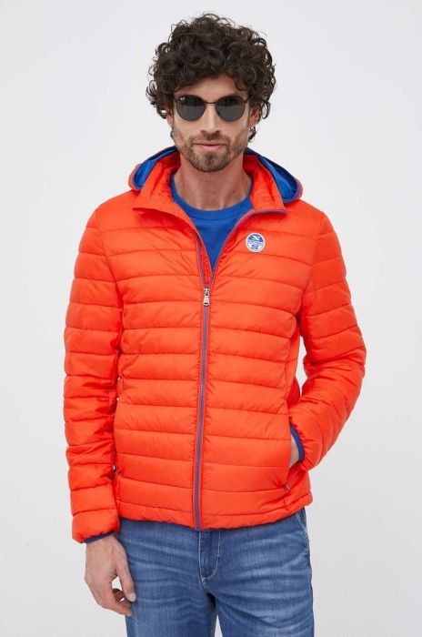 Куртка North Sails чоловіча колір помаранчевий перехідна Куртка North Sails чоловіча колір помаранчевий перехідна