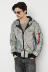 Куртка Alpha Industries чоловіча колір зелений перехідна 126138RC.408-WdlCamo65 Куртка Alpha Industries чоловіча колір зелений перехідна 126138RC.408-WdlCamo65