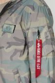 Куртка Alpha Industries чоловіча колір зелений перехідна 126138RC.408-WdlCamo65