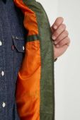 Куртка-бомбер Alpha Industries чоловічий колір зелений перехідна 191103.01-SageGreen Куртка-бомбер Alpha Industries чоловічий колір зелений перехідна 191103.01-SageGreen