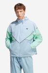 Куртка adidas Originals Adicolor Seasonal Archive Windbreaker чоловіча перехідна oversize HR8934-BLUDAW/AMB колір блакитний Куртка adidas Originals Adicolor Seasonal Archive Windbreaker чоловіча перехідна oversize HR8934-BLUDAW/AMB колір блакитний