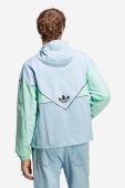 Куртка adidas Originals Adicolor Seasonal Archive Windbreaker чоловіча перехідна oversize HR8934-BLUDAW/AMB колір блакитний Куртка adidas Originals Adicolor Seasonal Archive Windbreaker чоловіча перехідна oversize HR8934-BLUDAW/AMB колір блакитний
