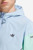Куртка adidas Originals Adicolor Seasonal Archive Windbreaker чоловіча перехідна oversize HR8934-BLUDAW/AMB колір блакитний Куртка adidas Originals Adicolor Seasonal Archive Windbreaker чоловіча перехідна oversize HR8934-BLUDAW/AMB колір блакитний