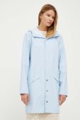 Протидощова куртка Rains 12020 Long Jacket перехідна колір блакитний
