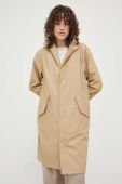 Куртка Rains колір бежевий перехідна 18140.24-24Sand Куртка Rains колір бежевий перехідна 18140.24-24Sand