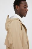 Куртка Rains колір бежевий перехідна 18140.24-24Sand Куртка Rains колір бежевий перехідна 18140.24-24Sand