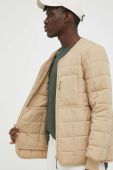 Куртка Rains 18170 Liner Jacket колір бежевий перехідна Куртка Rains 18170 Liner Jacket колір бежевий перехідна