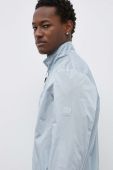 Куртка Rains перехідна oversize колір блакитний