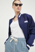 Куртка-бомбер Mercer Amsterdam колір синій перехідна Куртка-бомбер Mercer Amsterdam колір синій перехідна