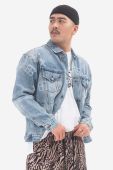 Джинсова куртка KSUBI перехідна oversize MPS23JK005-DENIM колір блакитний Джинсова куртка KSUBI перехідна oversize MPS23JK005-DENIM колір блакитний